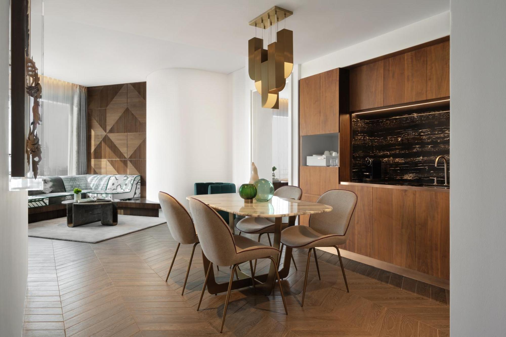 Hotel So/ Uptown Dubaj Zewnętrze zdjęcie Interior of a typical apartment