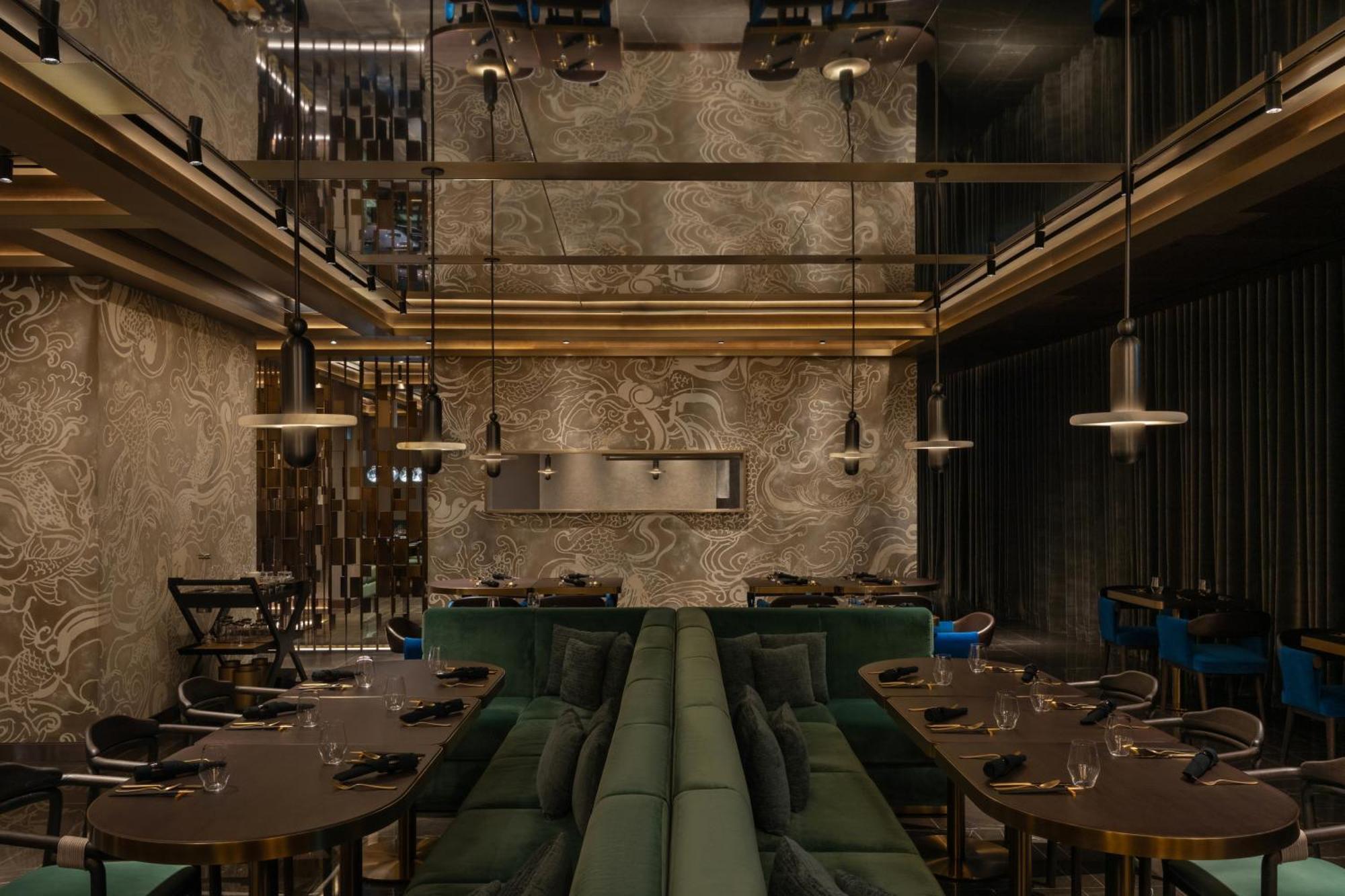 Hotel So/ Uptown Dubaj Zewnętrze zdjęcie Interior of the restaurant